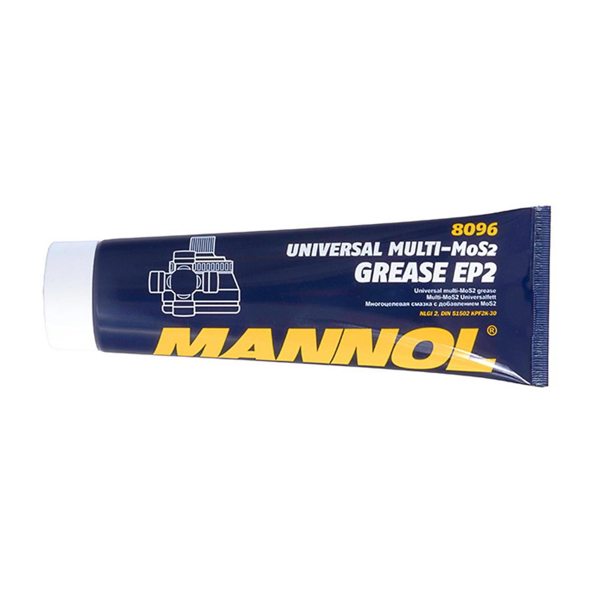 Мастило пластичне Mannol 8096 EP-2 Multi-MoS2 GREASE 230 г з дисульфідом молібдену (1137355318)