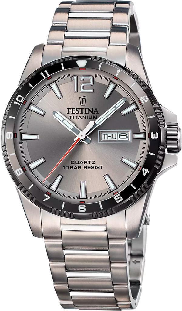 Наручний годинник чоловічий Festina F20698/1 Titanium