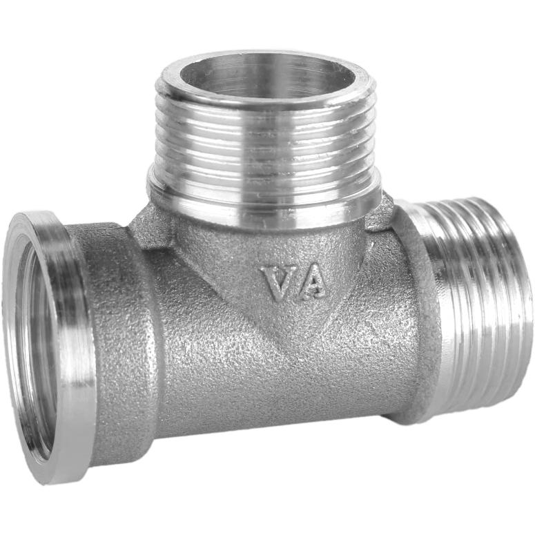 Тройник VA А0255А никелированный 3/4х3/4х3/4" (000025781) Тройник VA А0255А никелированный 3/4х3/4х3/4" (000025781)