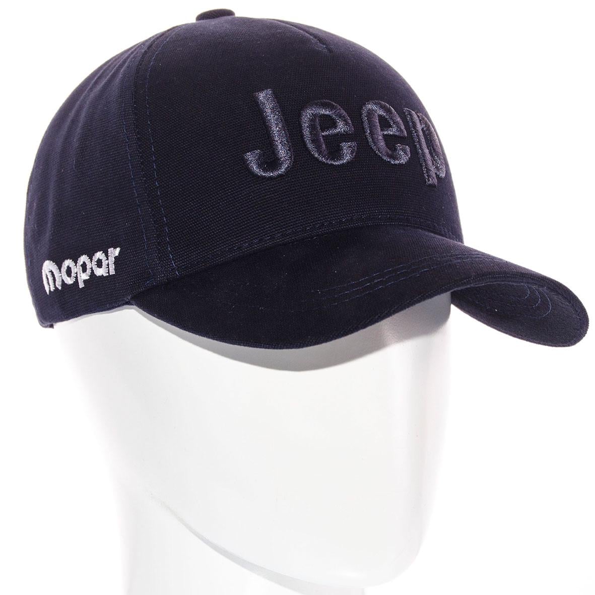 Бейсболка Jeep BTH21642 с регулировкой из плотного коттона L/р. 57-58 Темно-синий