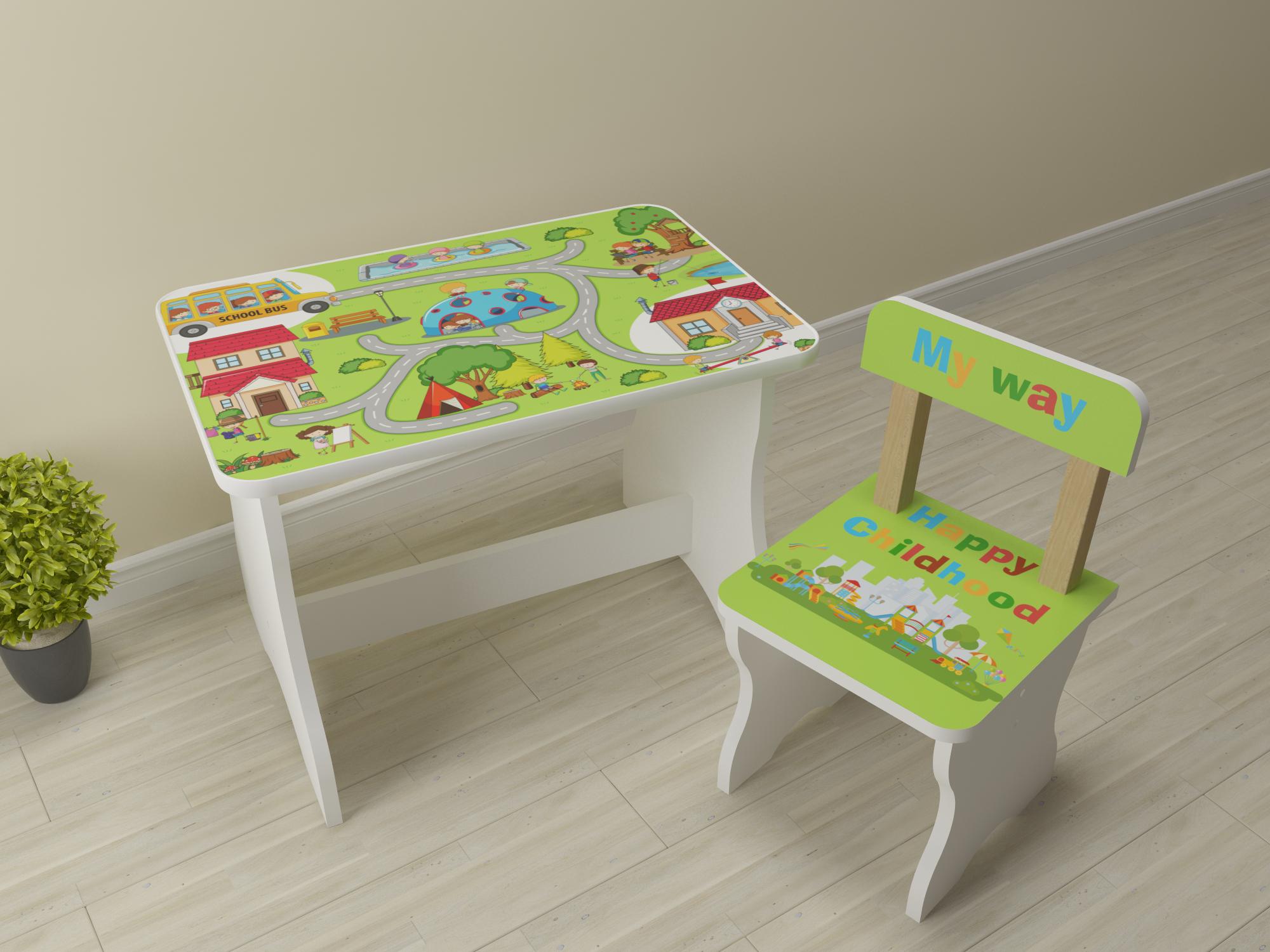 Столик зі стільцем Моє місто (3988994)