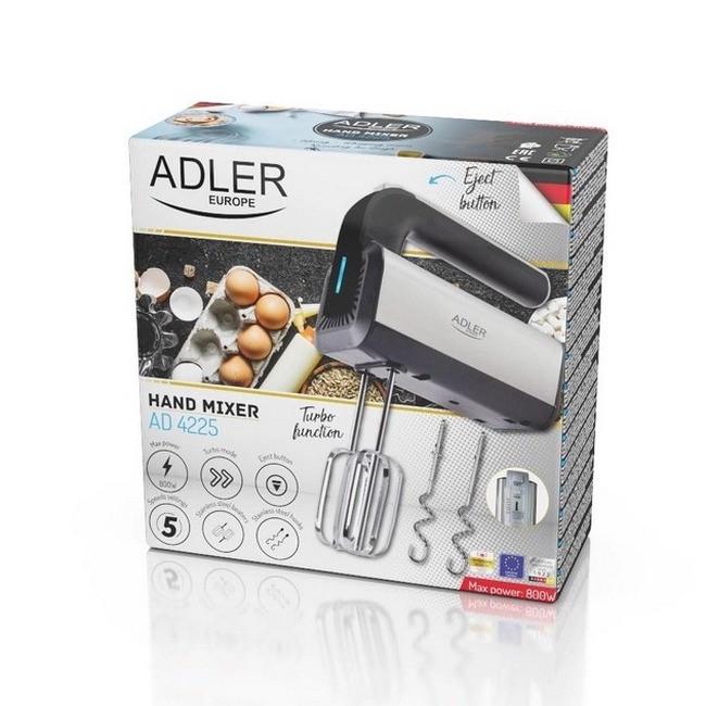 Міксер ручний Adler AD 4225 Steel (iz14781) - фото 9