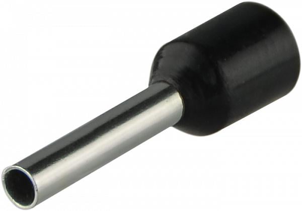 Наконечник изолированный АСКО-Укрем НТ 1,5-10 1,5 мм2 гильза 10 мм 100 шт. Черный (A0060010116)