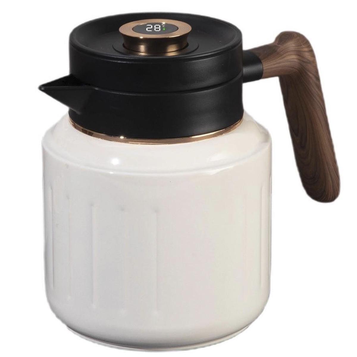 Чайник-термос с заварником и датчиком температуры 1 л Белый (HP-14-51W)