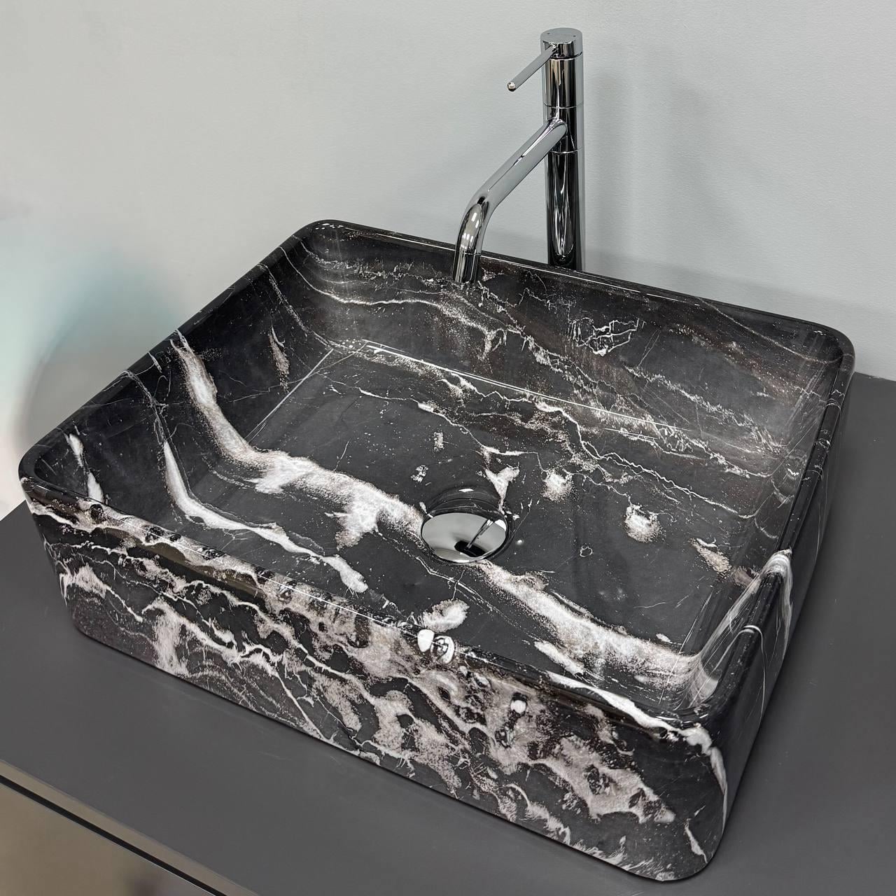 Умывальник VBI ASTI M накладной Black Onyx (2958591985)
