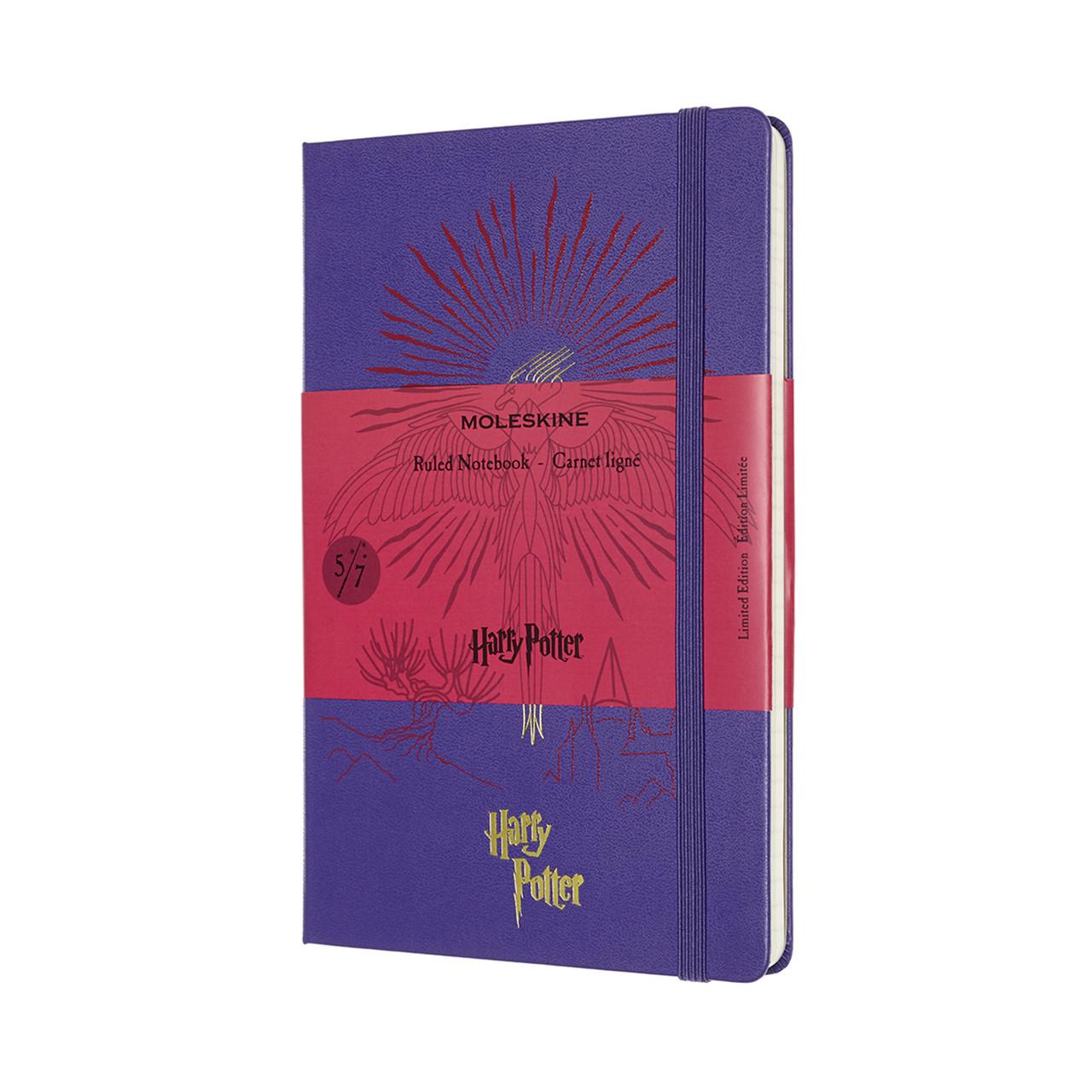 Блокнот Moleskine Limited Harry Potter средний 13х21 см 5/7 в линию Фиолетовый
