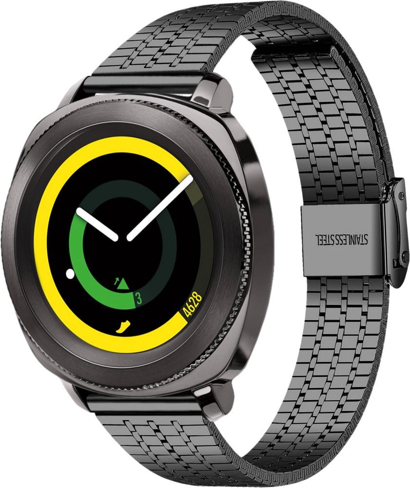 Браслет металевий Counic для Samsung Gear Sport Black (34035-2B)