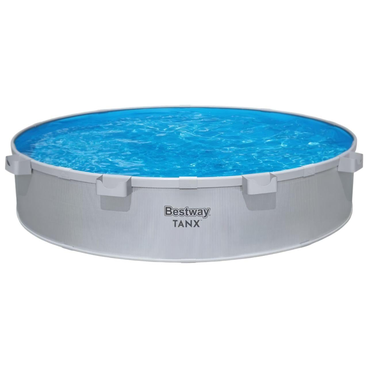 Басейн каркасний Bestway 561RW круглий 305×61 см з підстаканниками (34473234)