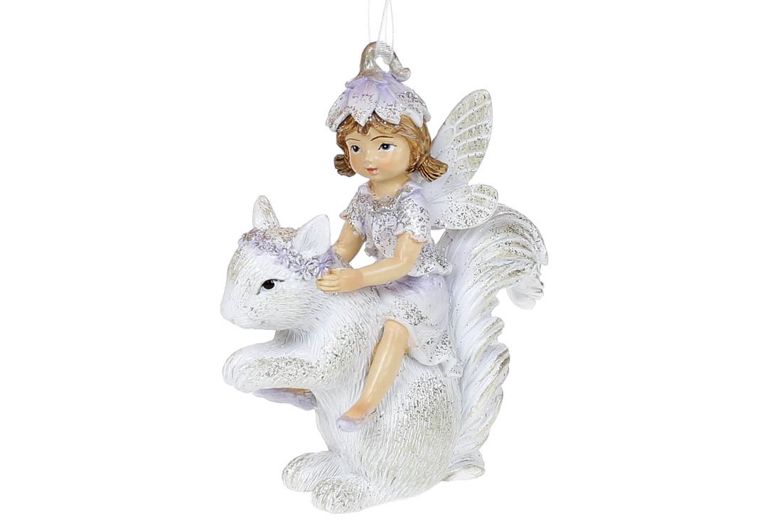 Фигурка-подвеска BonaDi Эльф на Белке (707-518)