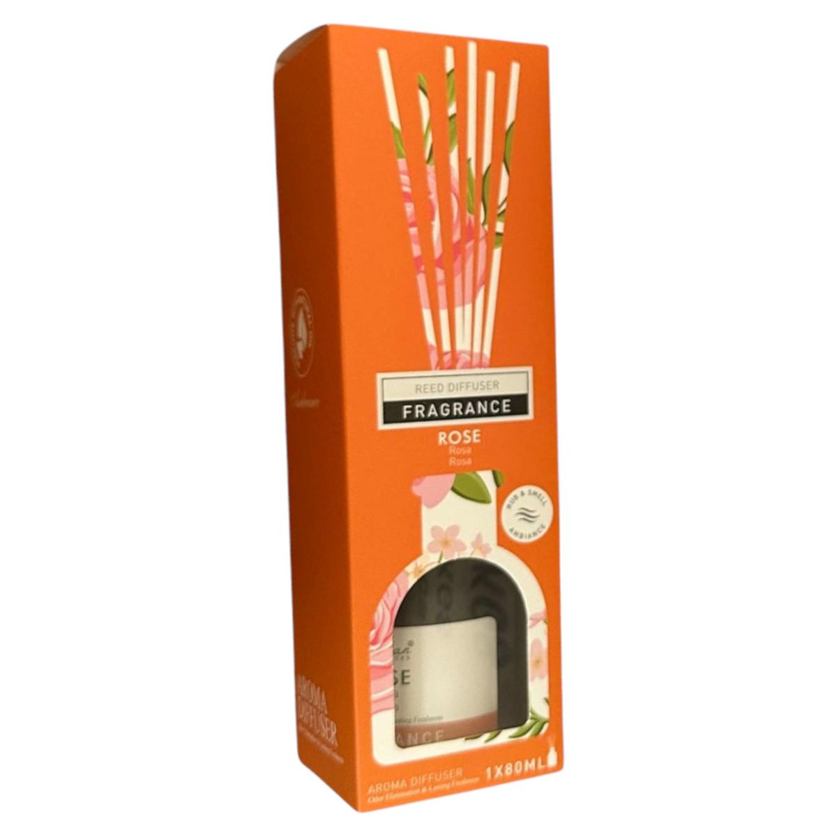 Аромадиффузор Reed Diffuser Rose 80 мл (R35155-8)