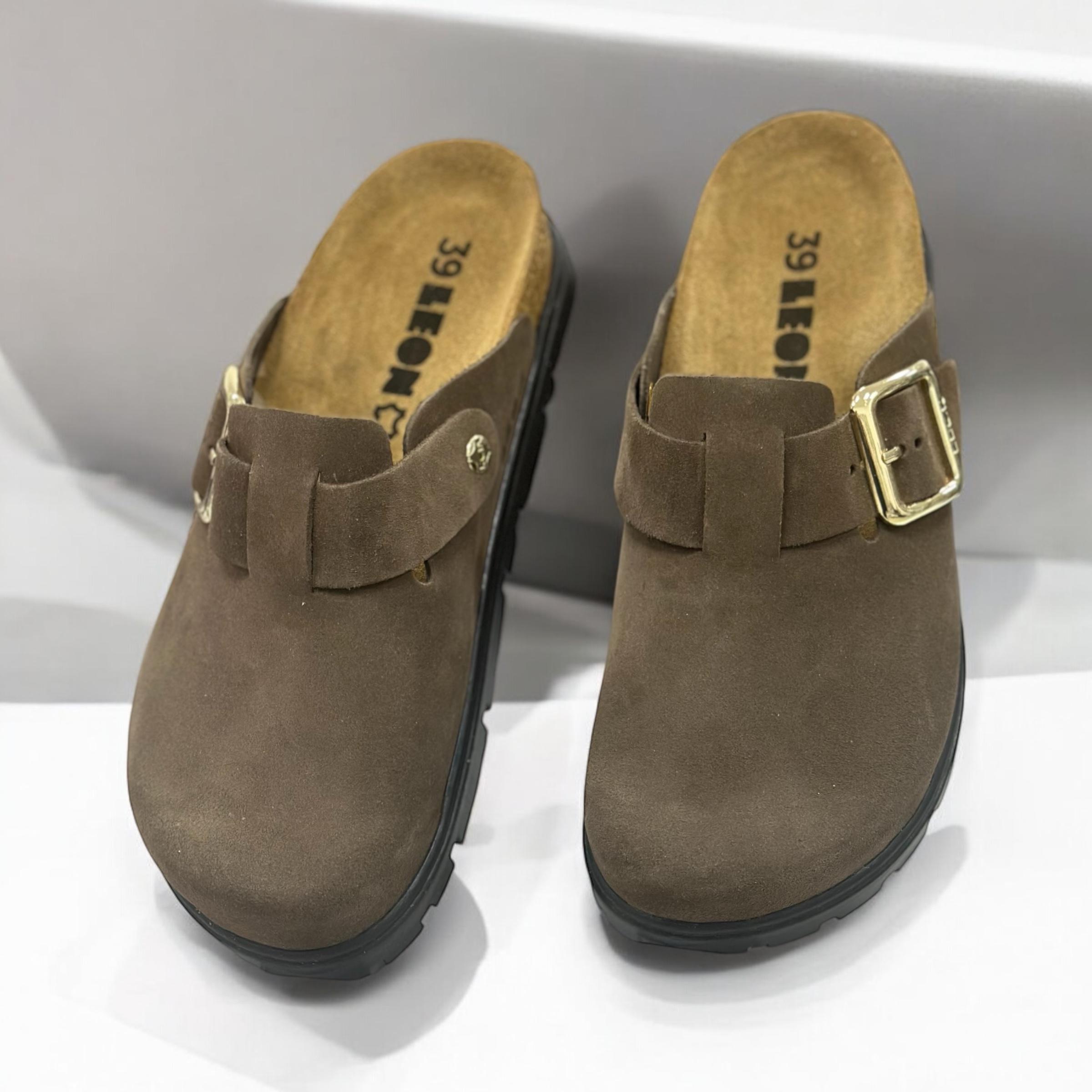 Сабо жіночі Leon р. 39 Коричневий (25088426) - фото 2 Сабо жіночі Leon р. 39 Коричневий (25088426) - фото 2