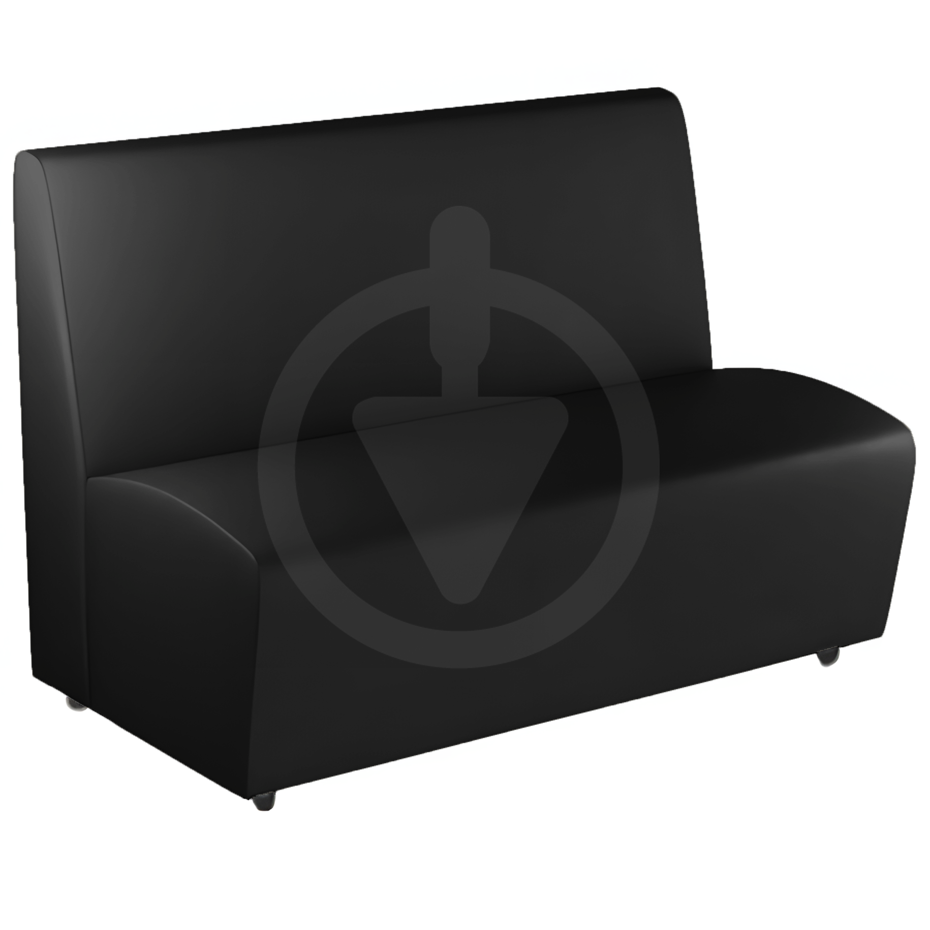 Диван офісний AVVS для очікування/прийомної 85x150 см Чорний (25808370) - фото 1 Диван офісний AVVS для очікування/прийомної 85x150 см Чорний (25808370) - фото 1