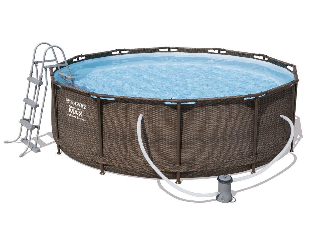 Бассейн каркасный Bestway Steel Pro Frame Pool 366x100 см 9150 л (56709)