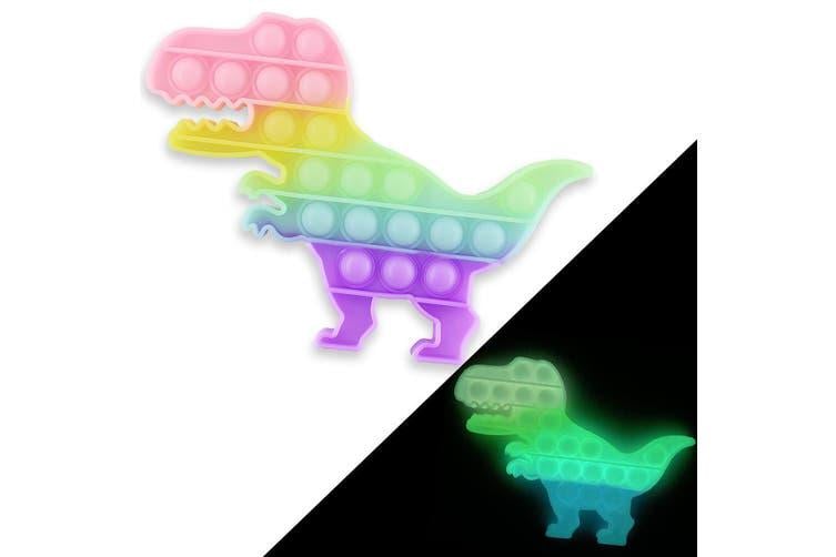 Іграшка антистрес Sibelly Pop It Dino Glow in Dark (SB-PPIT-DN-GD) - фото 2