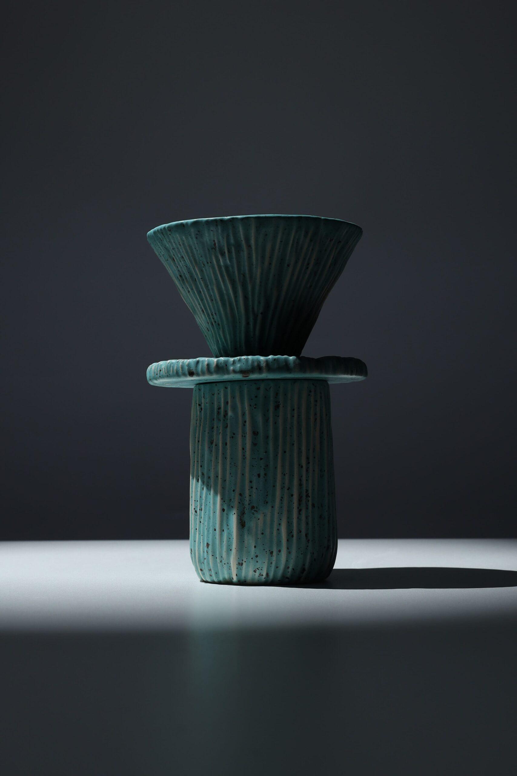 Набор кофейный Лагуна пуровер/воронка V60/чашка ручной работы (POV-005) - фото 18