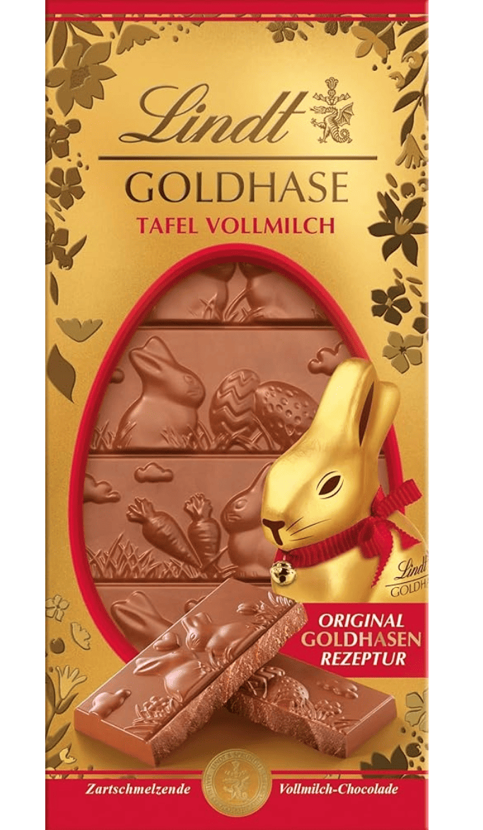 Шоколад Lindt Goldhasen Tafel Vollmilch 120 г (2952657581)