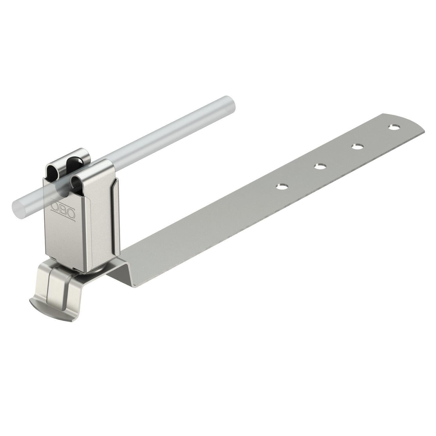 Тримач OBO bettermann прута ø 8 мм під черепицю 230 мм нержавіюча сталь (5215555)