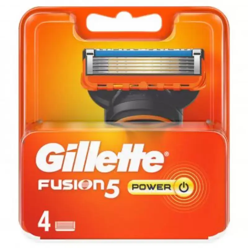 Лезвия для бритья Gillette Fusion5 Power 4 шт. (NLU9W7) - фото 4