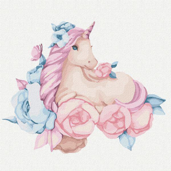 Картина по номерам Сказочный единорог