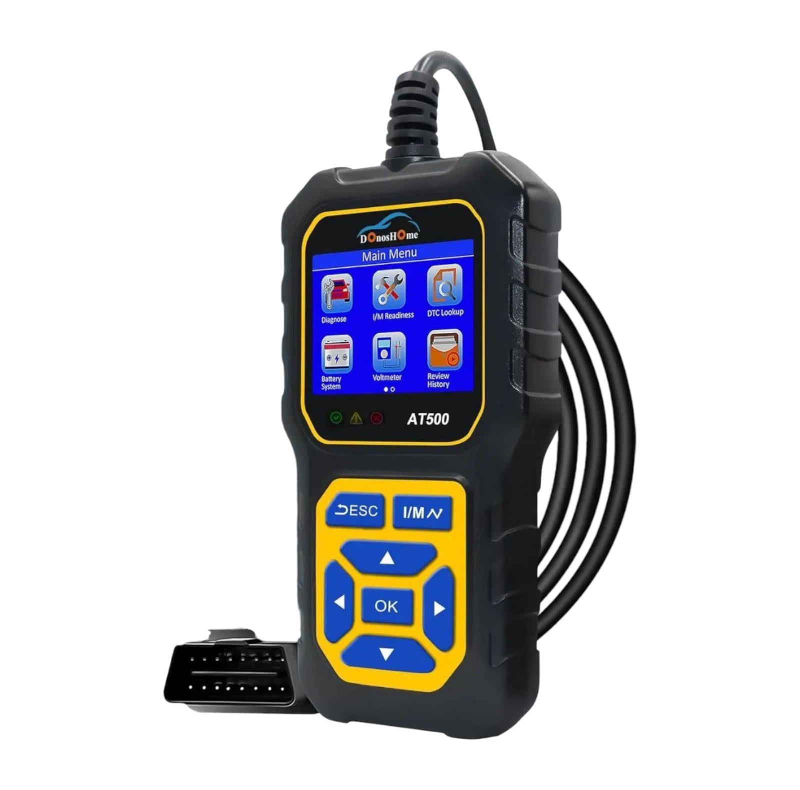 Сканер obd2 DonosHome DH-AT-500 вольтметр тестер двигателя совместимость с авто с 1996 года