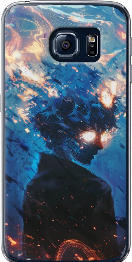 Чехол на Samsung Galaxy S6 G920 Сатору Годжо (6129t-80-42517)