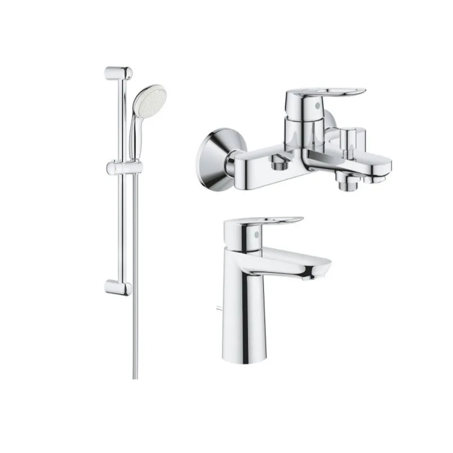 Набор смесителей для ванны Grohe BauLoop 3в1 Chrome (UA123215M1)