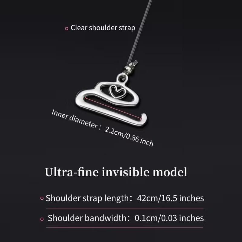 Бретелі для бюстгальтера тонкі силіконові з металевими гачками 1 пар 1 мм Прозорий (3000003773) - фото 10
