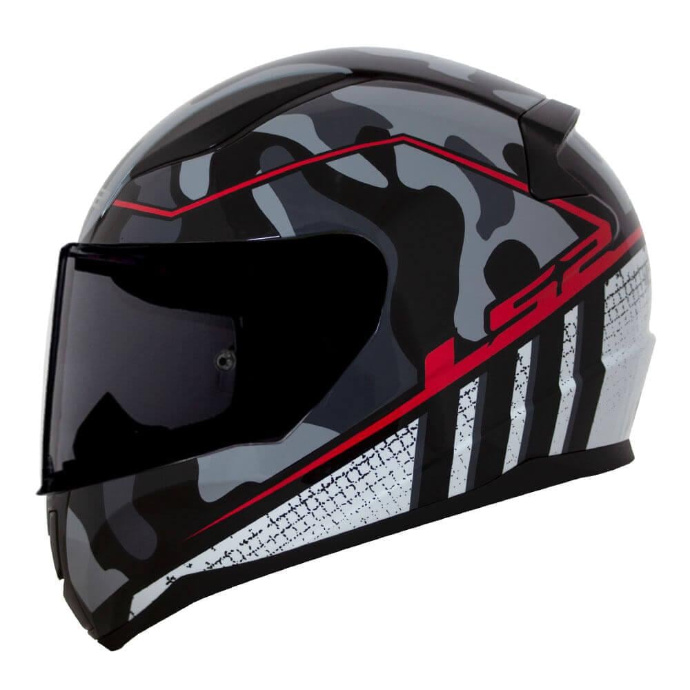 Мотошлем LS2 FF353 Rapid Bravado 2XL Black/Red (19675)