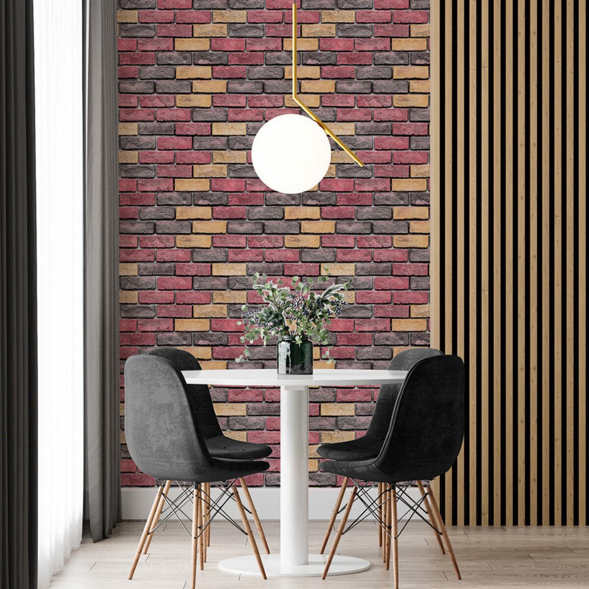 Шпалери самоклеючі Катеринославська цегла 2800х500х2 мм Червоний (SW-00001944) - фото 7 Шпалери самоклеючі Катеринославська цегла 2800х500х2 мм Червоний (SW-00001944) - фото 7