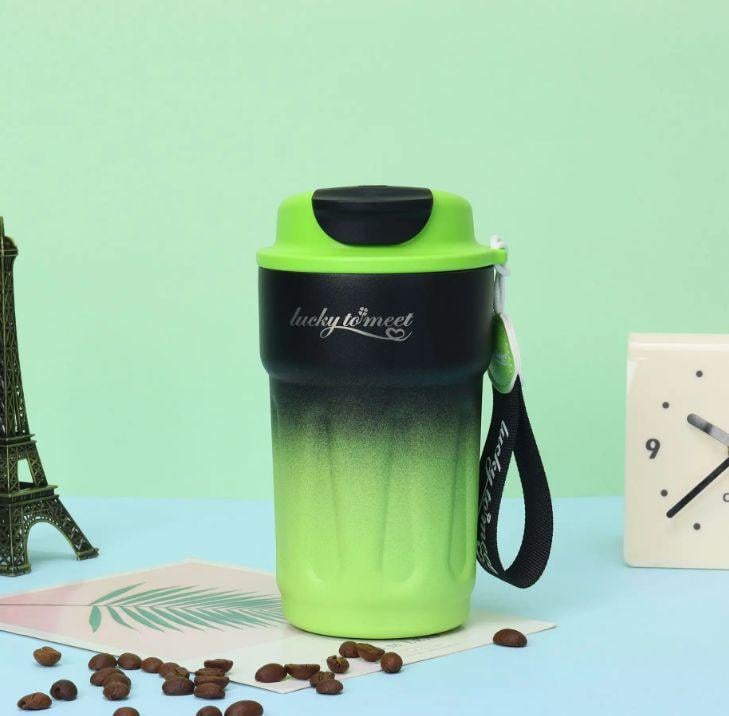 Термокухоль Смарт градієнт з інтелектуальним дисплеєм температури 420 мл Зелений (2470351210) - фото 3