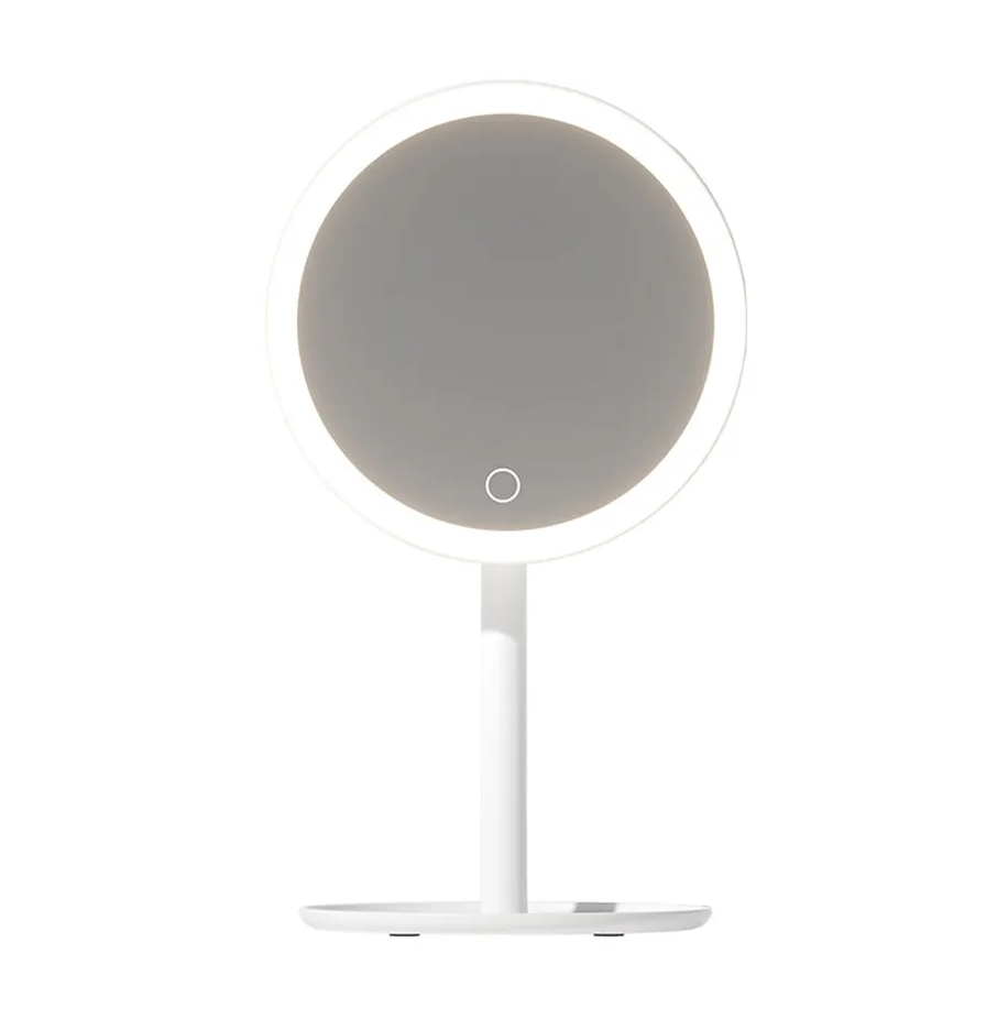 Дзеркало для макіяжу Xiaomi DOCO LED Beauty Sunlight Small Mirror Standard Edition Simple White (XM001)