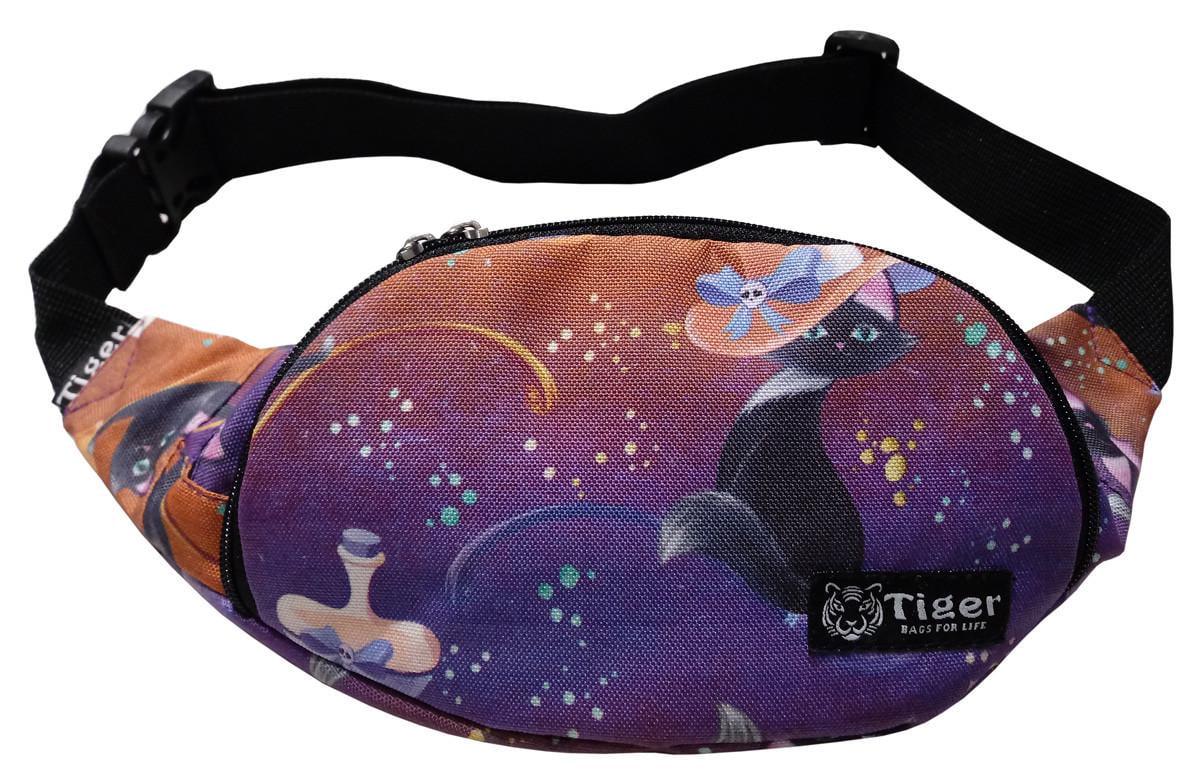 Сумка-бананка Tiger Moon Print Кошки и мышки (S177680)