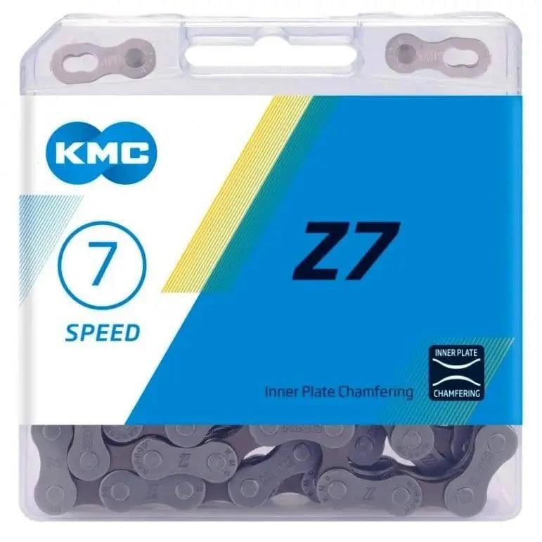 Цепь велосипедная KMC Z7 1/2x3/32" x 116 звеньев Gray/Brown (34983609)