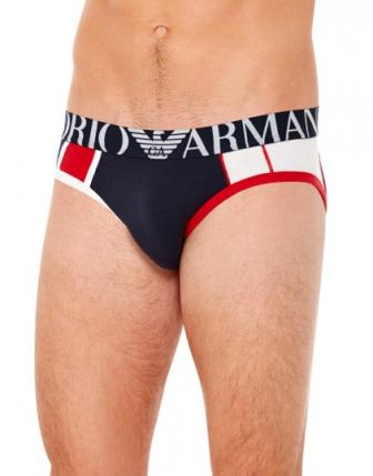 Трусы мужские Emporio Armani S Синий (5P523-111491)