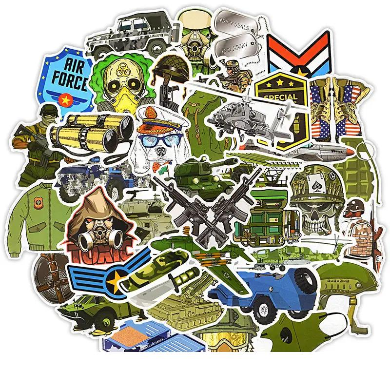 Набор наклеек Армия военные для гаджета/телефона/авто 50 шт. (10106)