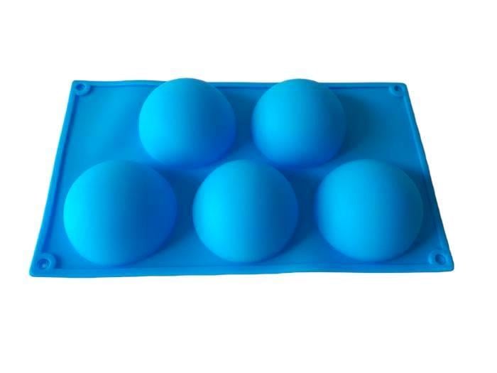 Форма кондитерская для выпечки Полусфера силиконовая 29x17 см/8x4 см (17498)