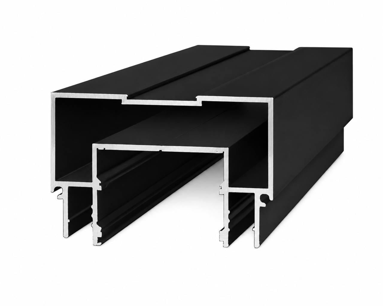 Профиль ArtLine световая линия DEEP Line D 27 мм демпферный для натяжного потолка 2 м Черный (25,4112 мЧ3628)