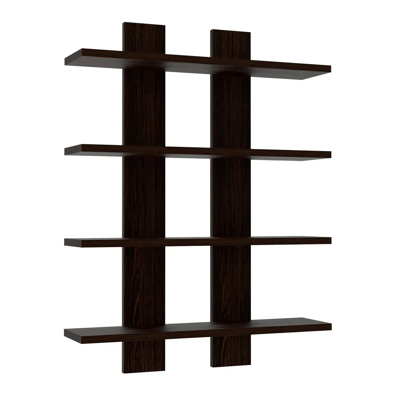 Полиця навісна Kontinent П-4 60х12х80 см Венге Магія (52720929) - фото 2 Полиця навісна Kontinent П-4 60х12х80 см Венге Магія (52720929) - фото 2