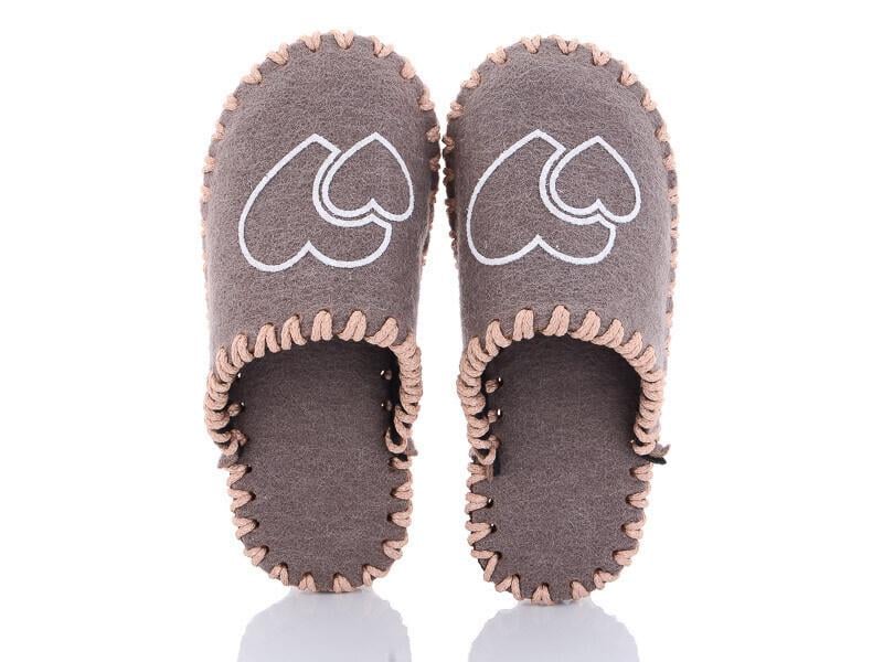 Тапочки фетровые женские VENDS 293 р. 36-37 Бежевый