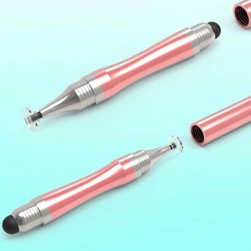 Стилус двосторонній універсальний 2в1 Рожевий - фото 6