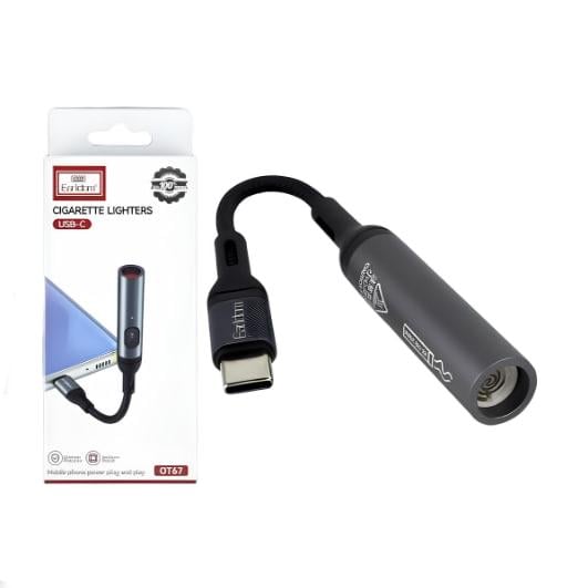 Электронная зажигалка Earldom ET-OT67 с двойной дугой аккумуляторная Type-C (24054537)