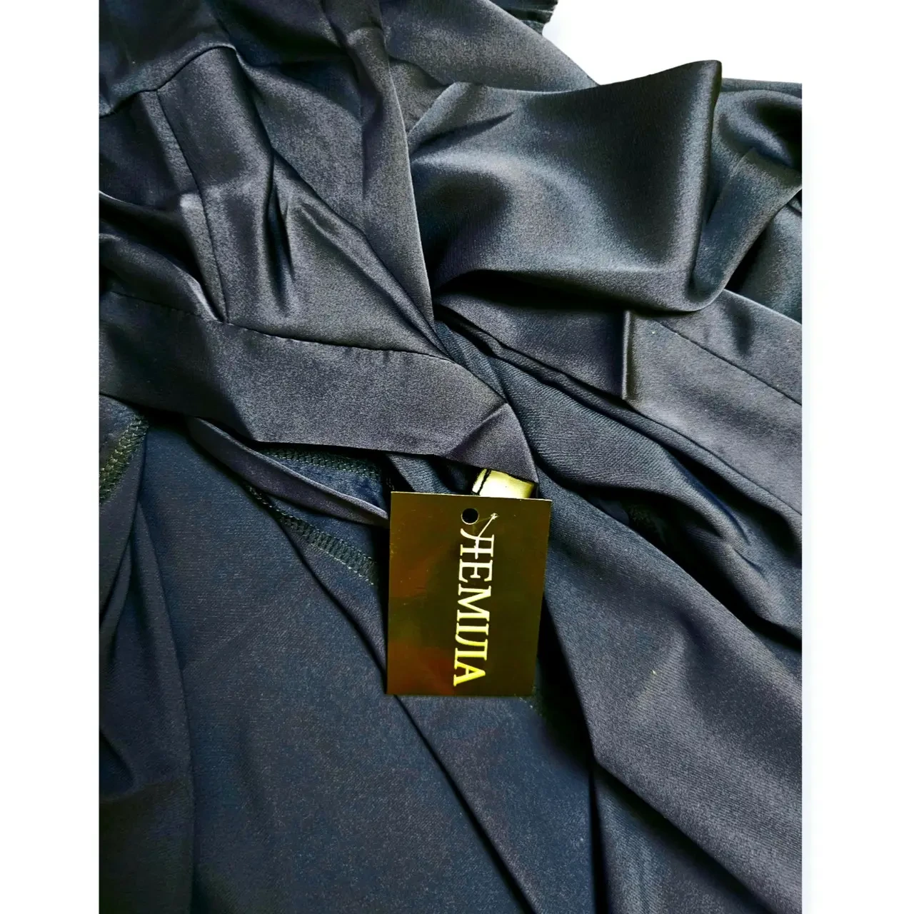 Халат женский шелковый M Синий (2000284390) - фото 10 Халат женский шелковый M Синий (2000284390) - фото 10