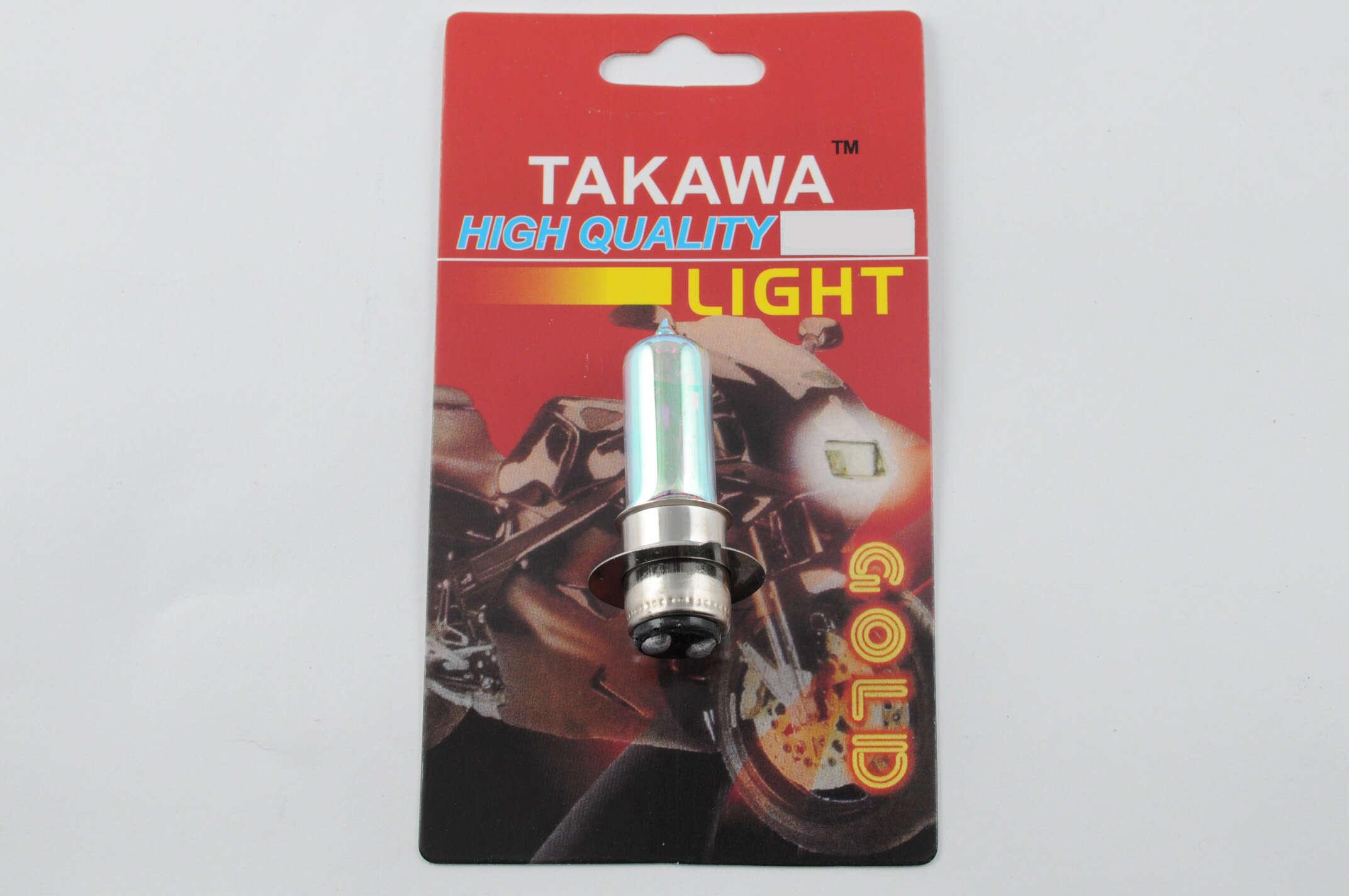 Лампа TAKAWA P15D-25-1 1PIN 12V 18W/18W Розовый (P-647)