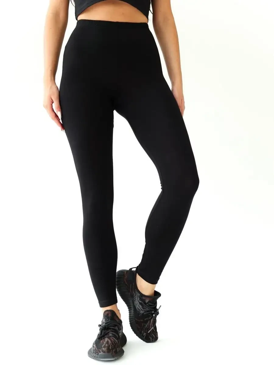 Термолосины женские хлопковые Турция 3XL Черный (2430975266) - фото 2