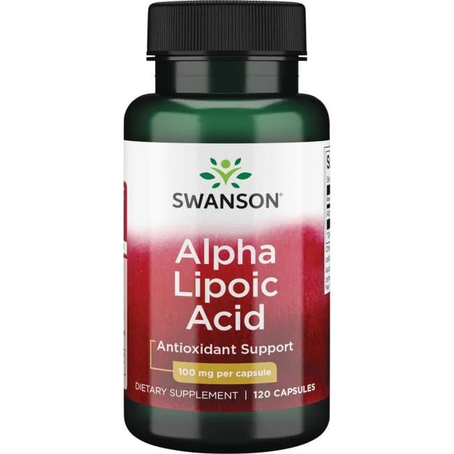 Натуральная добавка Swanson Alpha Lipoic Acid 100 мг 120 капс. (7221)
