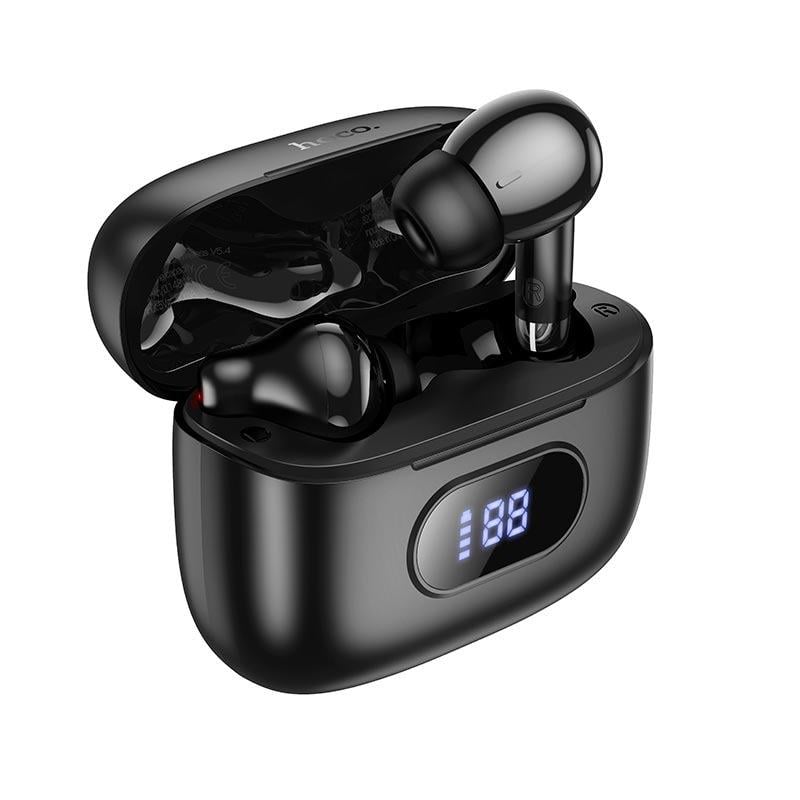 Наушники Hoco EQ2 Plus с экраном до 7 часов работы Bluetooth 5.4 Черный (627097) - фото 1
