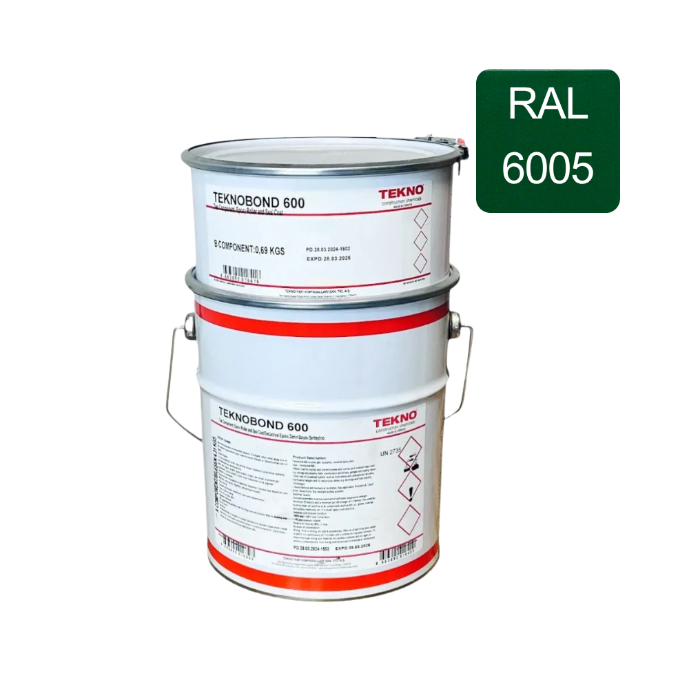 Фарба епоксидна для бетонної підлоги Teknobond 600 5 кг Зелений мох  RAL 6005  (TB60060055)