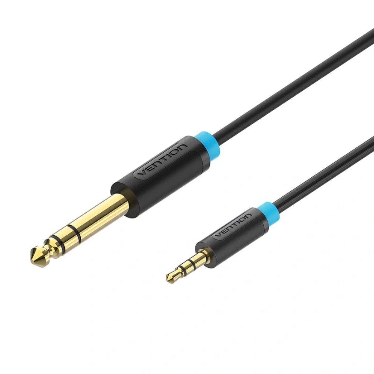 Кабель Vention 3,5 мм TRS Male to 6,35 мм Male Audio Cable 3 м Black (BABBI)