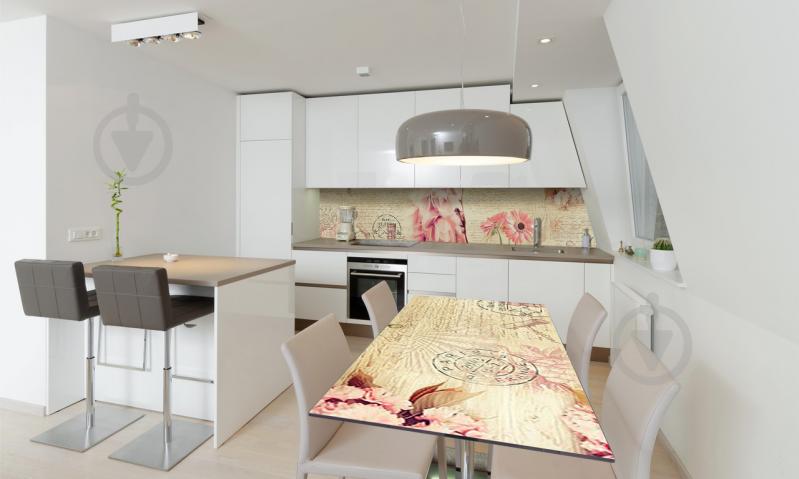 Наклейка виниловая на стол Zatarga «Нежные Герберы» 600х1200 мм Z180712st