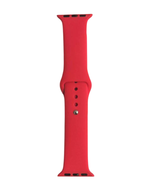 Браслет силикон для Apple Watch 38 мм Red (000038219)